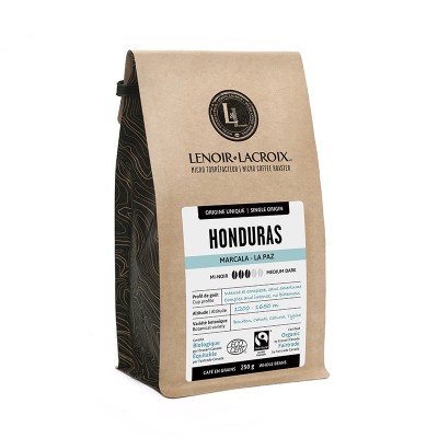 Café- Honduras (250 g)  Intense et complexe, sans amertume- Grains